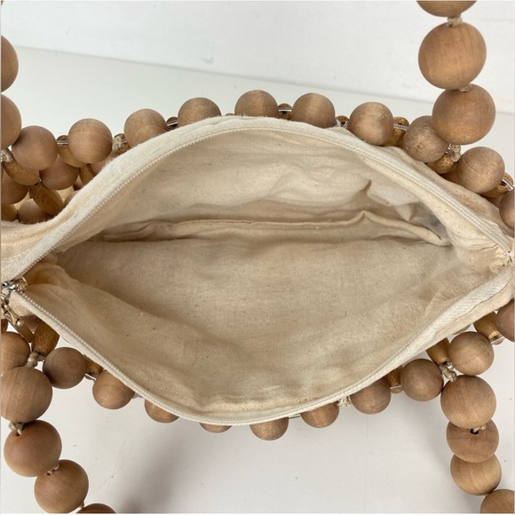 CULT GAIA Cora Shoulder Bag Bamboo/Wood in Natural - Picture 9 of 16